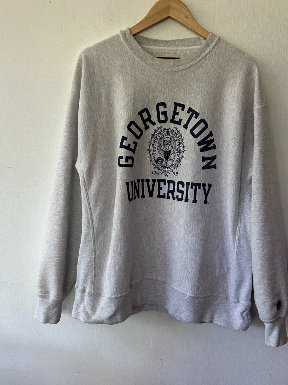 Georgetown Hoyas Collection by Champion Sweatshirt Womens XL Vintage Collegiate‎